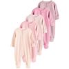 NEXT Bambina Confezione da 5 Tutine per Neonati con Zip bidirezionale Rosa Newborn