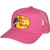 Bass Pro Shops Bass PRO Shop Cappello da Camionista in Rete da Uomo, Chiusura Regolabile a Scatto, Ideale per la Caccia e la Pesca, Rosa Caldo, Taglia Unica