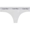 Calvin Klein Donna Perizoma Thong Elasticizzato, Bianco (White), M