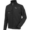 WÜRTH MODYF Felpa da lavoro fullzip Dynamic nera uomo - Taglia 3XL