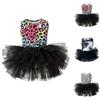 HofeUodo Gonna Bambina, Tutu Danza Classica Ballerina Colore Bambina Body Ginnastica Artistica Colorato Vestiti Da Ballo Gonna Tulle Senza Maniche Costumi Dancewear Abito Balletto 3 4 5 6 7 8 10 Anni