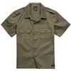 Brandit Brandit US Shirt Ripstop Shortsleeve, Camicia Uomo, Verde (Olive), S