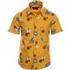 GILLSONZ GA21 - Camicia a maniche corte per bambini, 100% cotone
