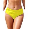 SHEKINI Bikini Slip Donna Triangolo Classic Elegante Ruched Pezzo sotto Costumi da Bagno Slip da Donna Pantaloni Nuoto Bikini Fondo da Spiaggia