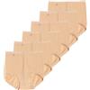 Sloggi 6 Pezzi Slip Alti Donna Basic Maxi Nudo tg. 44