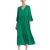 RAGNO Abito Donna Manica Tre Quarti 100% Viscosa Leggera DQ09DZ