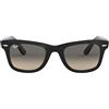 Ray-Ban Wayfarer, Occhiali da Sole Unisex Adulto, Nero, 50 mm