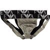 Emporio Armani Jockstrap Sospensorio Confezione 2 Pezzi Slip Uomo Elastico a Vista Underwear Articolo 111932 4R715 Jockstrap 2, 24943 Pietra/Nero, L