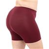 LEELA LAB Pantaloncini Ciclista Donna Taglie Forti in Morbida Microfibra, Realizzati con Tecnologia Seamless Senza Cuciture - Made in Italy