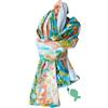 Antica Sartoria Positano Antica Sartoria Pareo Cotone 130x180 cm Stampa Multicolore, Ispirato alla Costiera Amalfitana Bandana/Foulard da donna, ideale per spiaggia ed estate, Multicolore 5, Taglia unica