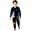 United Labels Tuta NASA per Bambino - Pigiama Intero Bambini Blu/Nero (as3, numerico, numerico_110, numerico_116, Regolare)