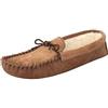 Mokkers JAKE Pantofole Mocassino da uomo in pelle scamosciata, colore: blu navy, Tortora chiaro., 42 2/3 EU