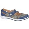 Boulevard Ladies Mary Jane Sandali Scarpe Basse EEE Scarpe comode da Bar a vestibilità Ampia Taglia UK 3-9 (Navy, UK 5 / EU 38 Ladies)