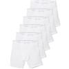 Sloggi 6 Pezzi Boxer Gambaletto Uomo Men Basic Long, Bianco XXL
