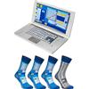 Rainbow Socks - Laptop Box Socks - Donna Uomo Calzini Regalo Novità per Programmatori e Appassionati di Informatica - 2 Paia