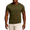 Leif Nelson LN8318N - Maglietta estiva da uomo, scollo rotondo, slim fit, in percentuale di cotone, colore bianco e nero, a maniche corte, scollo rotondo, a maniche corte, modello casual