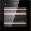 Cecotec Cantinetta Vino Integrabile GrandSommelier Duo 36000 Touch Black Compressor. 36 Bottiglie, Vetro Nero, Doppia Zona, Compressore, LED, 60x60 cm, perfetta per ogni tipo di vino.