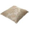 Hervit Cuscino Sfoderabile Grigio Ricami Fleur Argento Jacquard - Cuscino Decorativo, Cuscino Divano, Arredo Casa, Divano, Salotto, Arredo Camera da Letto, Arredo Divano - 42x42cm