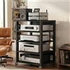YDEHUEAD Mobile HiFi a 3 Ripiani per Giradischi e Componenti Audio(A-5H)
