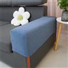 Hearda Moderno Lunga Copri Braccioli,Universale Copribraccioli, 2/4/6 Pz Copri Divano, Copridivano Elasticizzato,Copri Poltrona con Braccioli per Poltrone,Divano,Braccioli (Blu Navy,4 Pezzi)