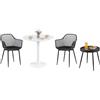 DazzlerE Tavolo bistrot con 2 sedie, tavolo da pranzo con sedie
