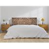 Oedim Testiera per letto in PVC legno Mandala_H131 | disponibile in diverse misure | Testiera leggera, elegante, resistente ed economica (legno scuro Mandala_H131, 200 x 60 cm)