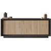 Web Convenienza Madia con 4 Ante Made in Italy - Credenza Contenitore Collezione Sky per Soggiorno Cucina Ingresso Sala da Pranzo Mobile Design moderno originale - Lava/kadiz