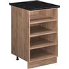 Vicco Scaffale da cucina Fame-Line, Rovere dorato, 50 cm