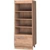Vicco Scaffale da cucina Fame-Line, Rovere dorato/Rovere dorato, 60 cm