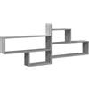 Generico Mensola a Parete Grigio Sonoma 167,5x18x68 cm in Truciolato,Mobili,Scaffalature,Scaffali e mensole per pareti,Grigio,12.54 kg,853322