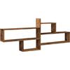 Generico Mensola a Parete Legno Antico 167,5x18x68 cm in Truciolato,Mobili,Scaffalature,Scaffali e mensole per pareti,Marrone,12.54 kg,853324