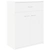 Generico Credenza Bianca 60x30x75 cm in Legno Multistrato,Mobili,Armadietti e portaoggetti,Buffet e credenze,Bianco,19 kg,800711