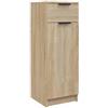 Generico Armadio da Bagno Rovere Sonoma 32x33,5x90 cm in Legno Multistrato,Mobili,Armadietti e portaoggetti,Marrone,18.27 kg,811289