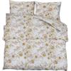 Generico Set Copripiumino Bianco e Marrone 240x220 cm in Cotone,Casa e Giardino,Biancheria,Lenzuola e Coperte,Copripiumini,Bianco,0.73 kg,136404