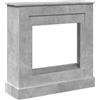 Generico Cornice per Camino Grigio Cemento 90x30x90 cm in Truciolato,Casa e Giardino,Accessori caminetti e stufe a Legna,Grigio Cemento,20.6 kg,854592
