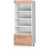 Vicco Scaffale da cucina Fame-Line, Rovere dorato/Bianco, 60 cm