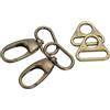 QUARKZMAN Moschettone Girevole Chiusura a Moschettone 2,5 cm Bronzo