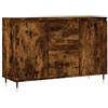 Generico Credenza Rovere Fumo 101,5x35x70 cm in Legno Multistrato,Mobili,Armadietti e portaoggetti,Buffet e credenze,Marrone,29.92 kg,827201