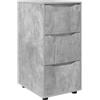 Generico Armadio Grigio Cemento 40 x 48 x 81 cm Legno Multistrato,Mobili,Armadietti e portaoggetti,Armadietti e stipi,Grigio,22.82 kg,888870