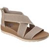 Skechers Sandali da donna 38,5 EU BOBS Arch Fit Oasis Cozy Glam 113894 Vegan Comfort Sandali con plantare Arch Fit, tomaia in maglia, chiusura lampo, scarpe estive leggere