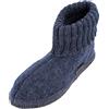 HAFLINGER Karl pantofola di feltro con collare pantofola jeans, taglia 36