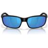 Costa Del Mar Occhiali da sole per uomo-Brine II Occhiali da sole polarizzati 580G 59, Nero opaco/Blu a specchio 580g, 59