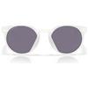 Oakley Occhiali da sole rotondi Uomo Oo9242 Hstn, Vapore opaco/Grigio Prizm, 52 mm