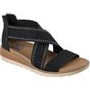 Skechers Sandali da donna 40 EU BOBS Arch Fit Oasis Cozy Glam 113894 Vegan Comfort Sandali con plantare Arch Fit, tomaia in maglia, chiusura lampo, scarpe estive leggere