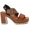REFRESH - Sandali Donna Camel - Scarpe comode e versatili - Moda casual - Modello 17284301 (Misurare 39)
