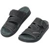JOMIX Ciabatte Estive Uomo in Pelle con Strappo Pantofole Estive Leggere per Casa e Spiaggia Ciabatta Casual con Suola Antiscivolo e Morbido (Nero,41)