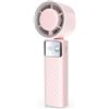 Kdouehg Mini Ventola Portatile, Ventilatore Portatile da Mano per Donne e Uomini, per Uso All'Aperto e al Chiuso, Colore Rosa