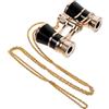 GRADENEVE Mini Binocolo da Esterno Nero in Ferro con Catenella