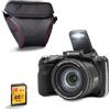 KODAK Pixpro AZ425 - Fotocamera Bridge da 20 MP con zoom ottico 42x + custodia protettiva + scheda SD da 32 GB - video Full HD 1080p, grandangolo 24 mm, stabilizzatore, schermo LCD da 3 - nero