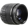 RWGVNGCLZ Compatibile con Nikon F SLR, obiettivo CCTV con attacco C da 50 mm F1.4 | Obiettivo CCTV da 50 mm F1.4 con messa a fuoco manuale, attacco C con anello macro C-AI, ampia apertura, for reflex F
